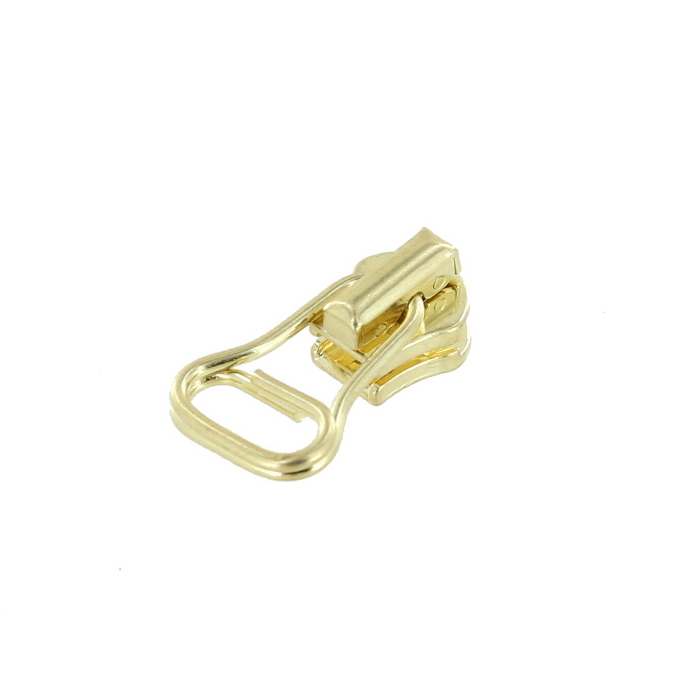 Riri Draht Zipper Pull, Brass Plate, Multiple Sizes