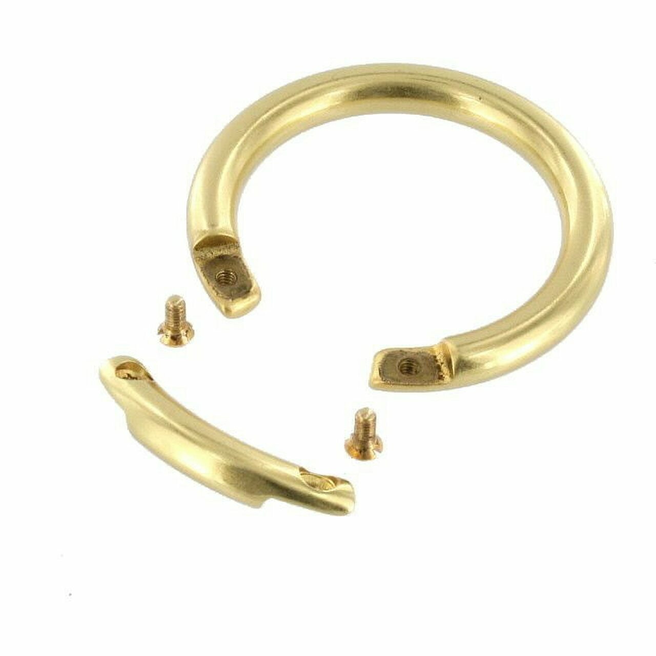 Brass Seamless Gold Rings Leather Bag Handle O Ring 32mm Top Grade