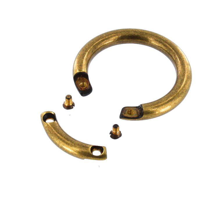 ORS Antique Brass, O-Ring, Opens with Screws, Solid Brass-LL