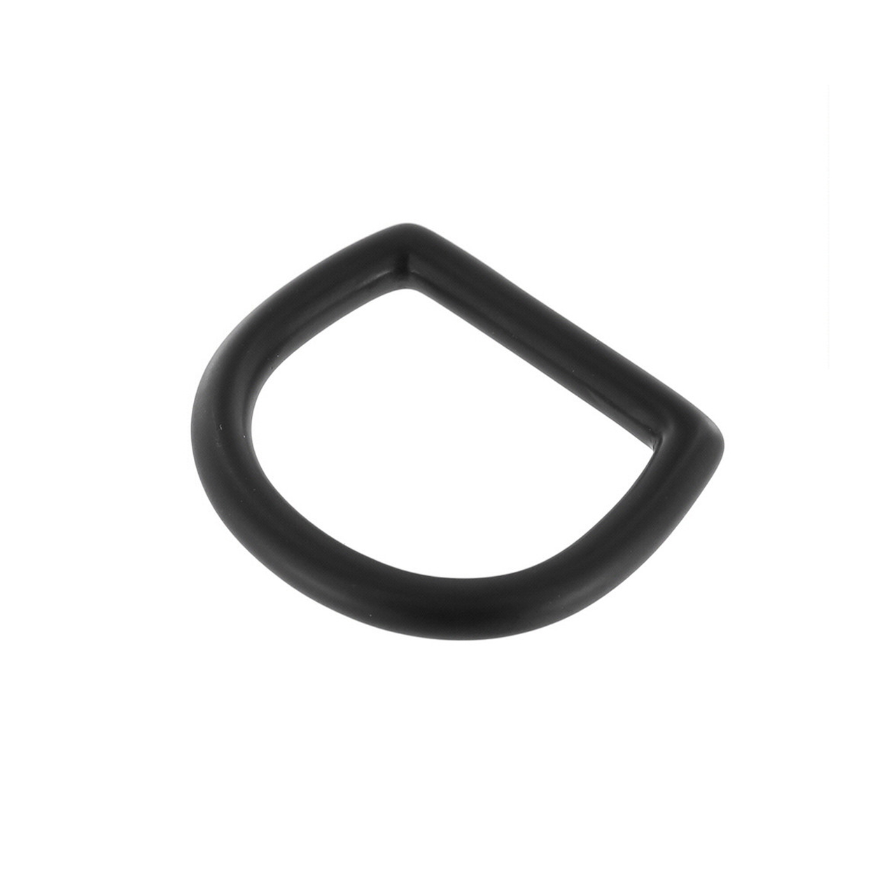 Metal D Ring Non Welded D-Rings Electroplated Black 1.25 Inch (100