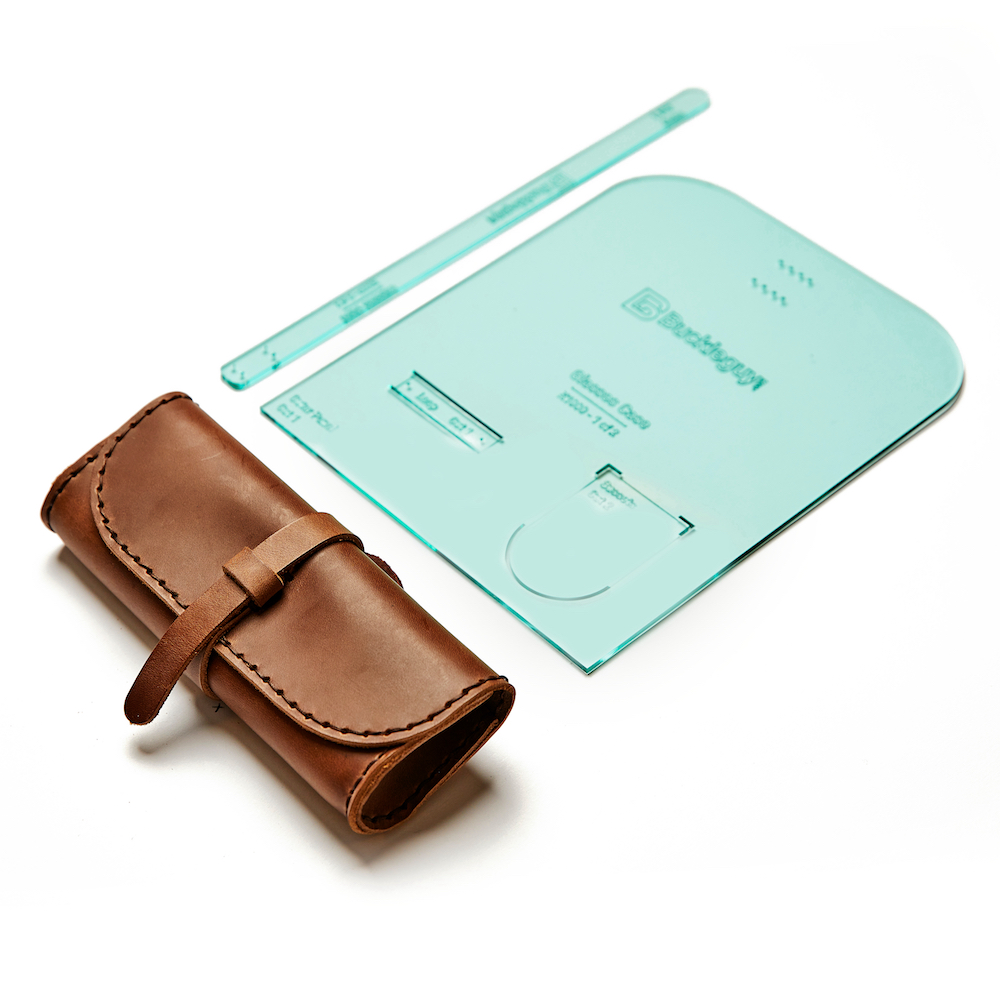BAENRCY Card Holder Acrylic Template Bag Leather Pattern Acrylic Leather  Pattern Leather Templates for Card Bag