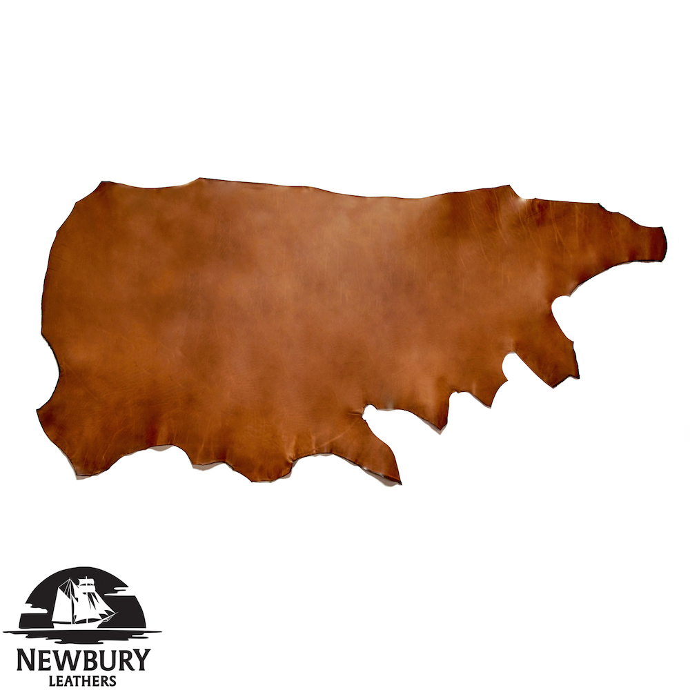 Brown Scrap Leather Pieces Genuine Natural Top Grain 3-3.5oz. (1.2