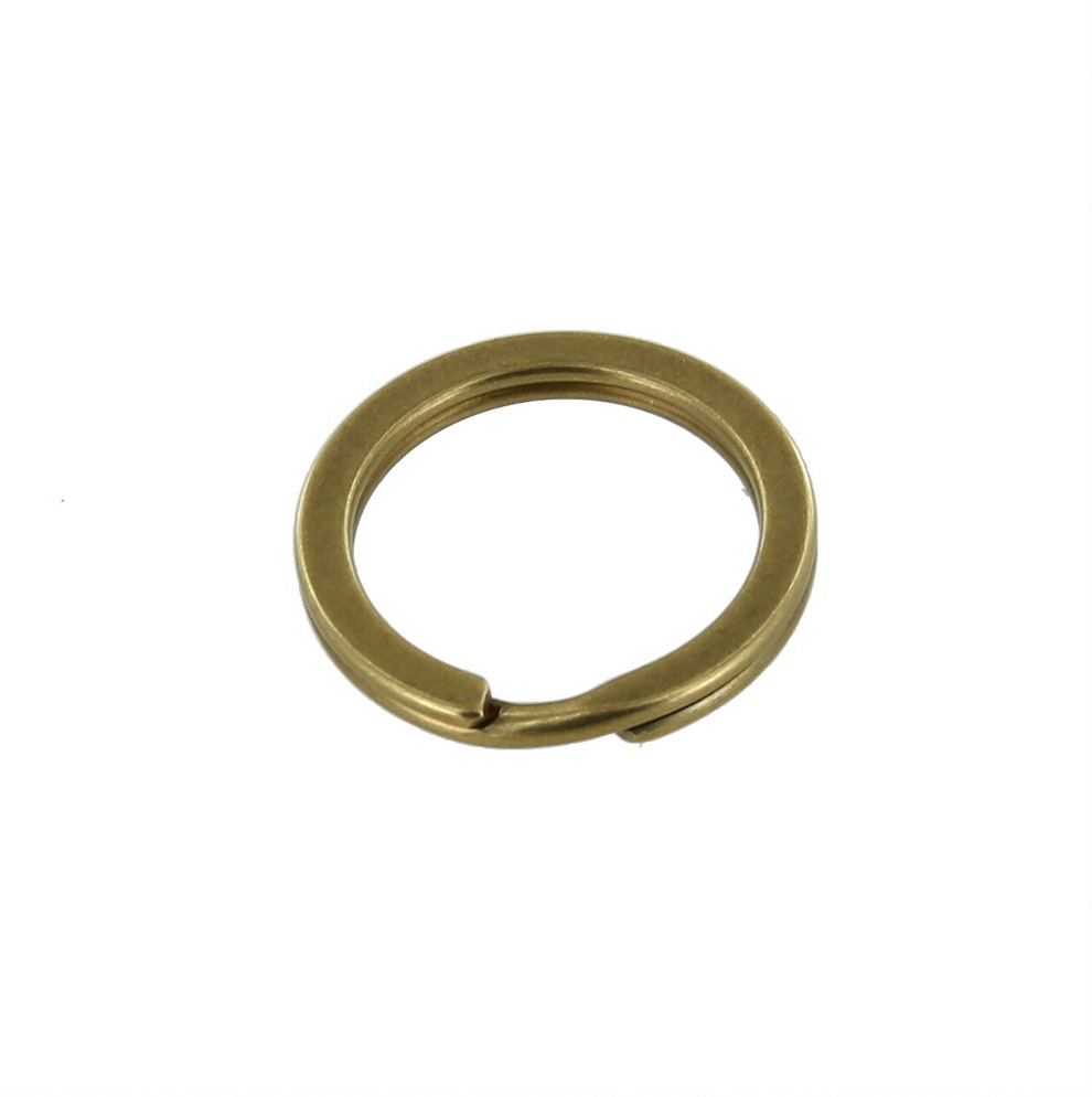 Buttonworks Revolving Brass Key Ring - Acquire