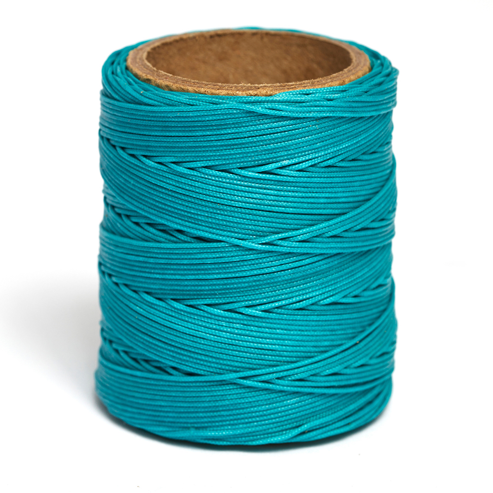 Maine Thread, Braided Waxed Cord, 70 yard spool, Olive 