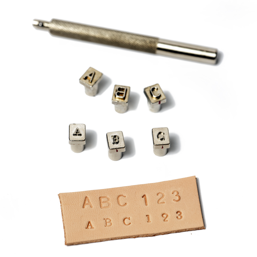 Alphabet Leather Stamp Set