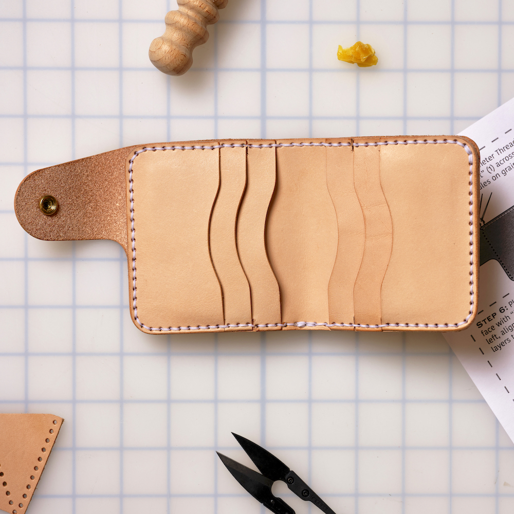 Leather Kit DIY Wallet Kit W/ Materials and Tools Just Decorate