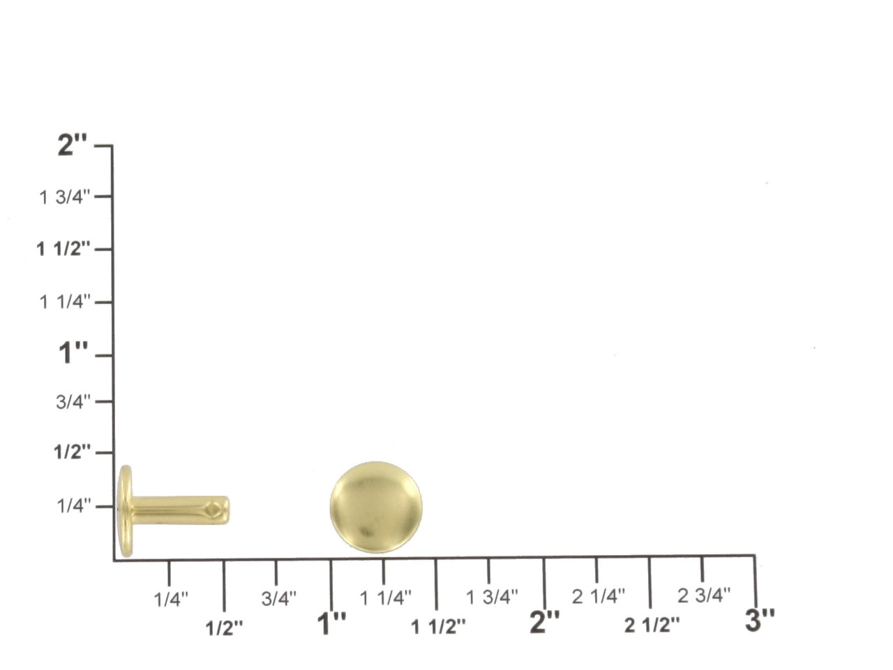 100set di 6 millimetri 8 millimetri di Metallo Doppio Cap Rivetti Studs  Rotonda Rivetto per il