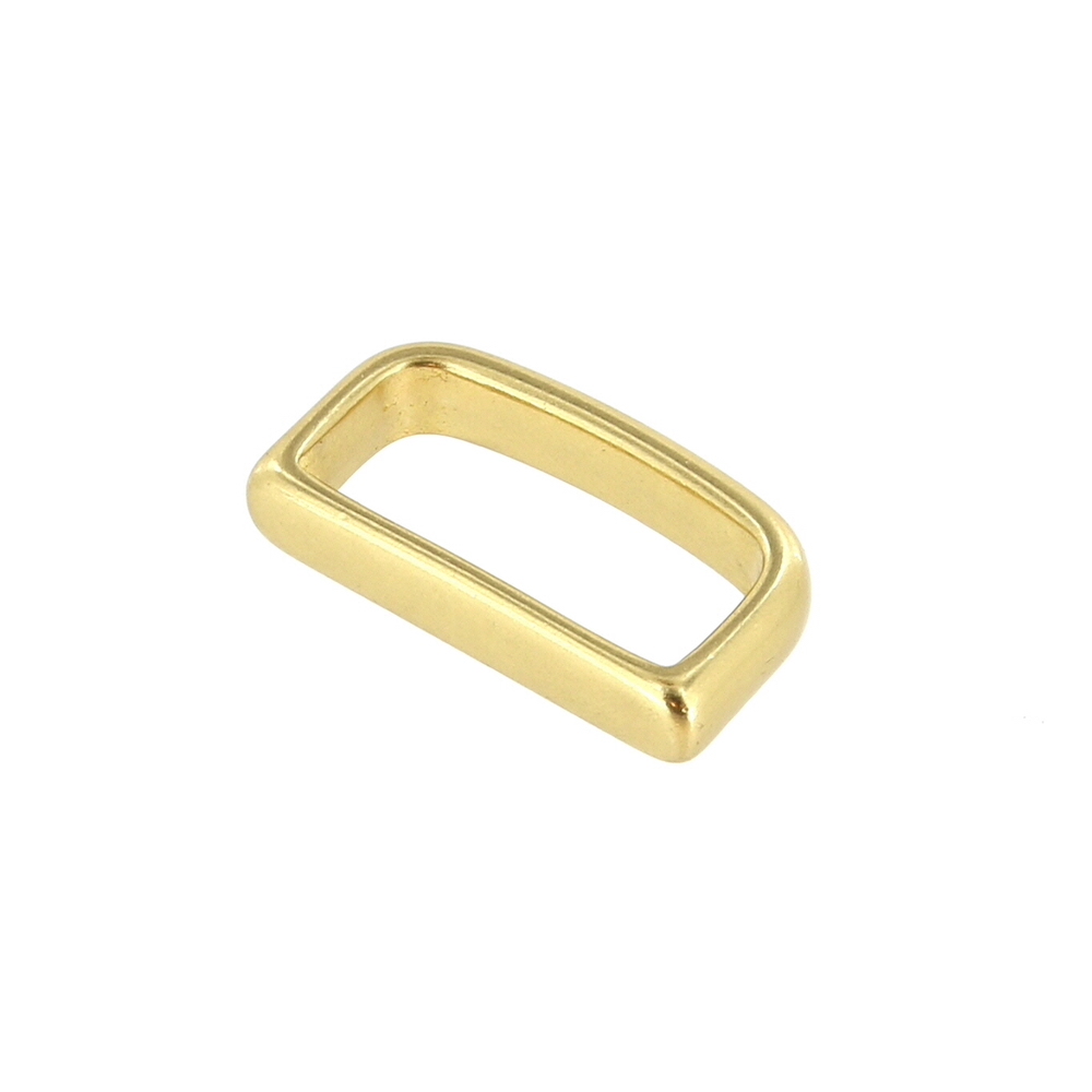 B9337 Natural Brass, Belt Loop, Solid Brass-LL
