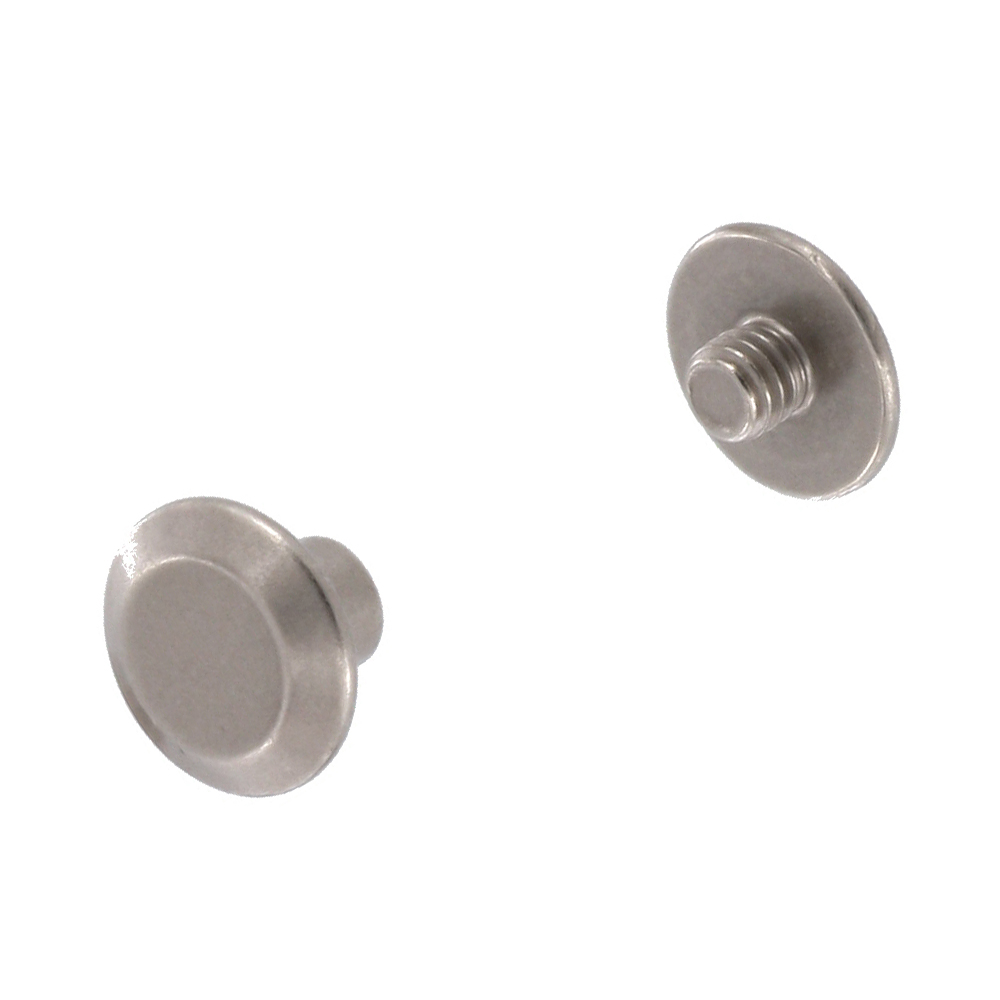 Chicago Screws Brass Nickel Silver – TheSterlingBuckle