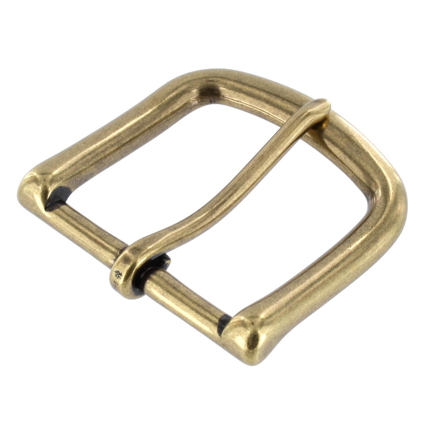 1035 Antique Brass, Heel Bar Buckle, Solid Brass-LL, Multiple