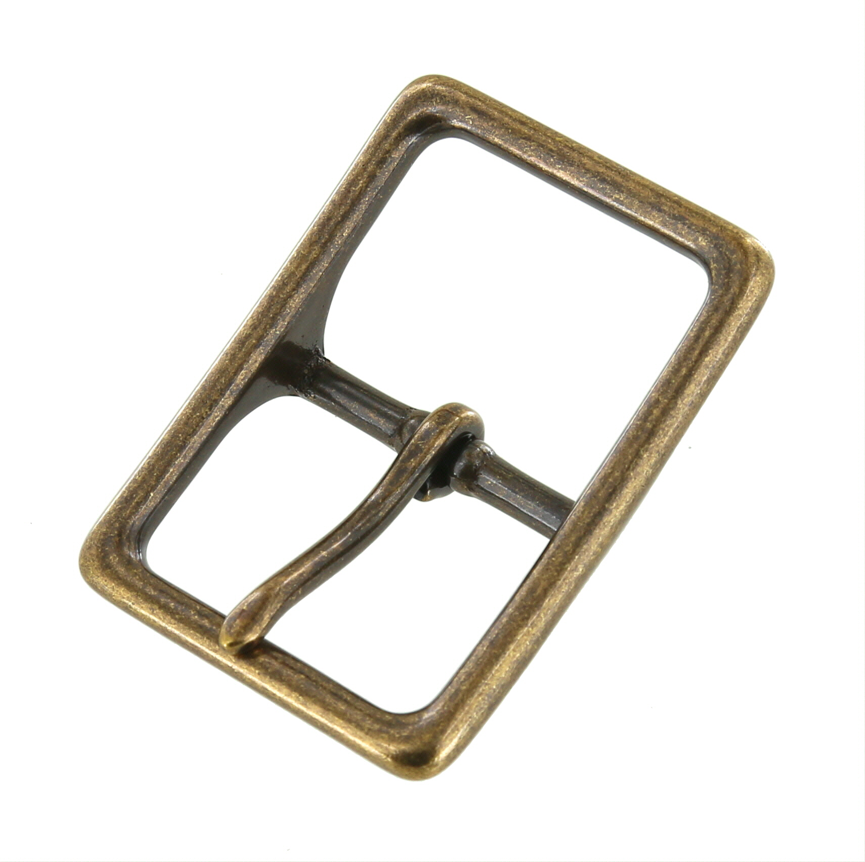 めろん★送料無料★B4丸穴1段2列引き出し② 121 Antique Brass, Center Bar Buckle, Solid Brass-LL