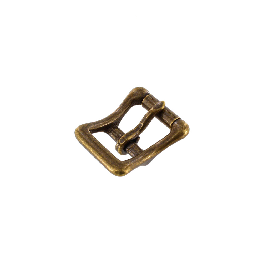 B6226 Antique Brass, Roller Buckle, Solid Brass-LL, Multiple Sizes
