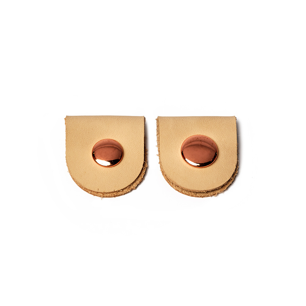 Line 20 / Line 24 Ring Socket Snap Fastener, Copper Plate, Solid