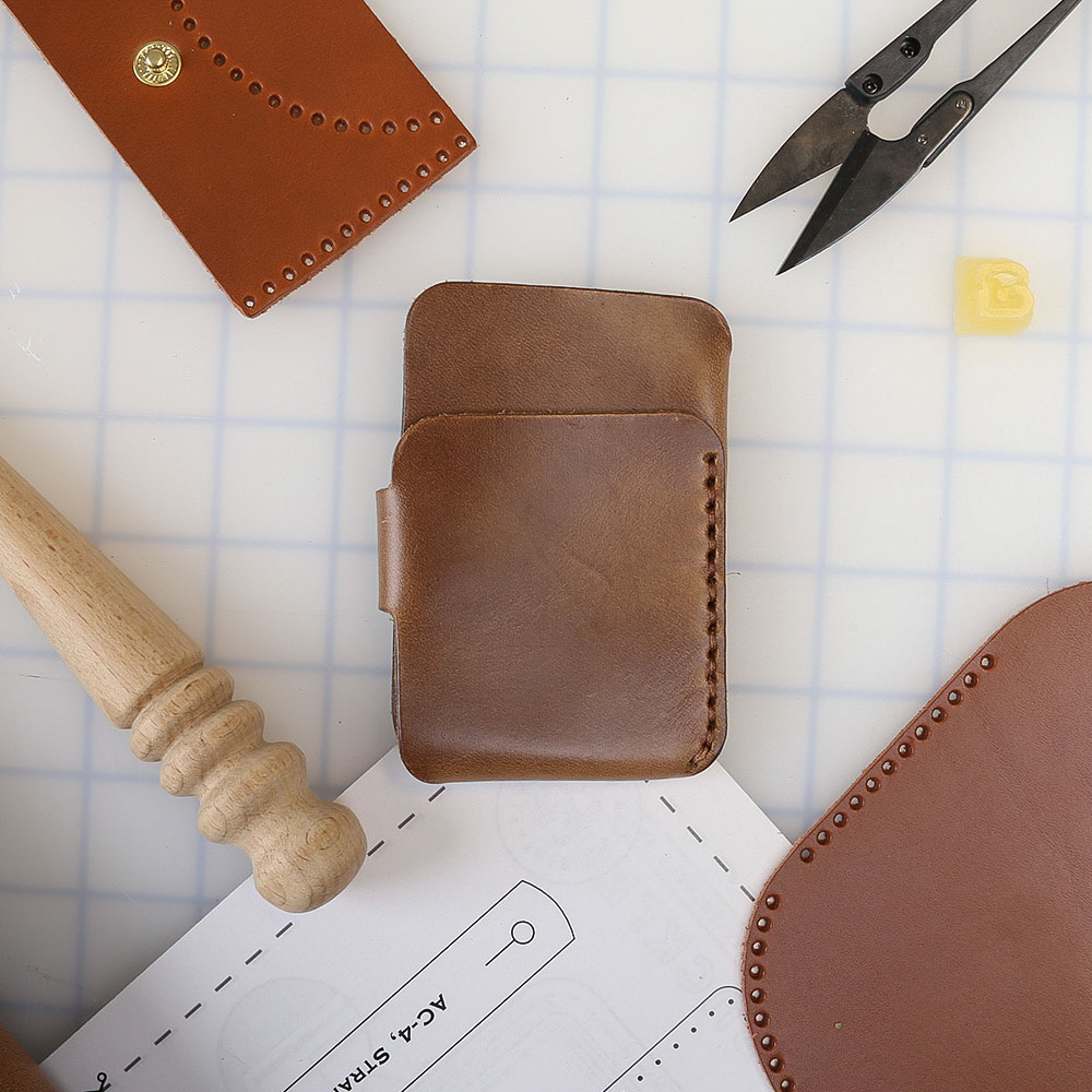 DIY Danesh, Loki, Minimalist Snap Wallet Leather Kit