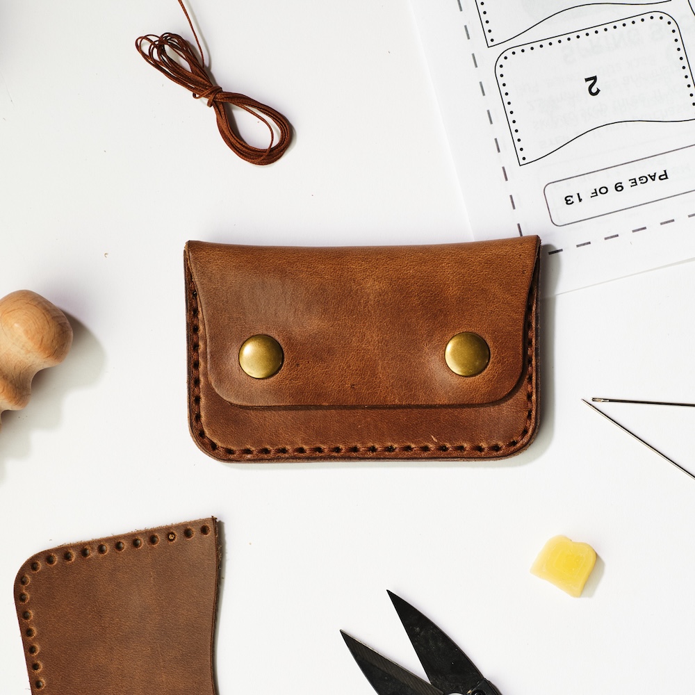 DIY Danesh, El Greco Flush, Double Snap Wallet Leather Kit