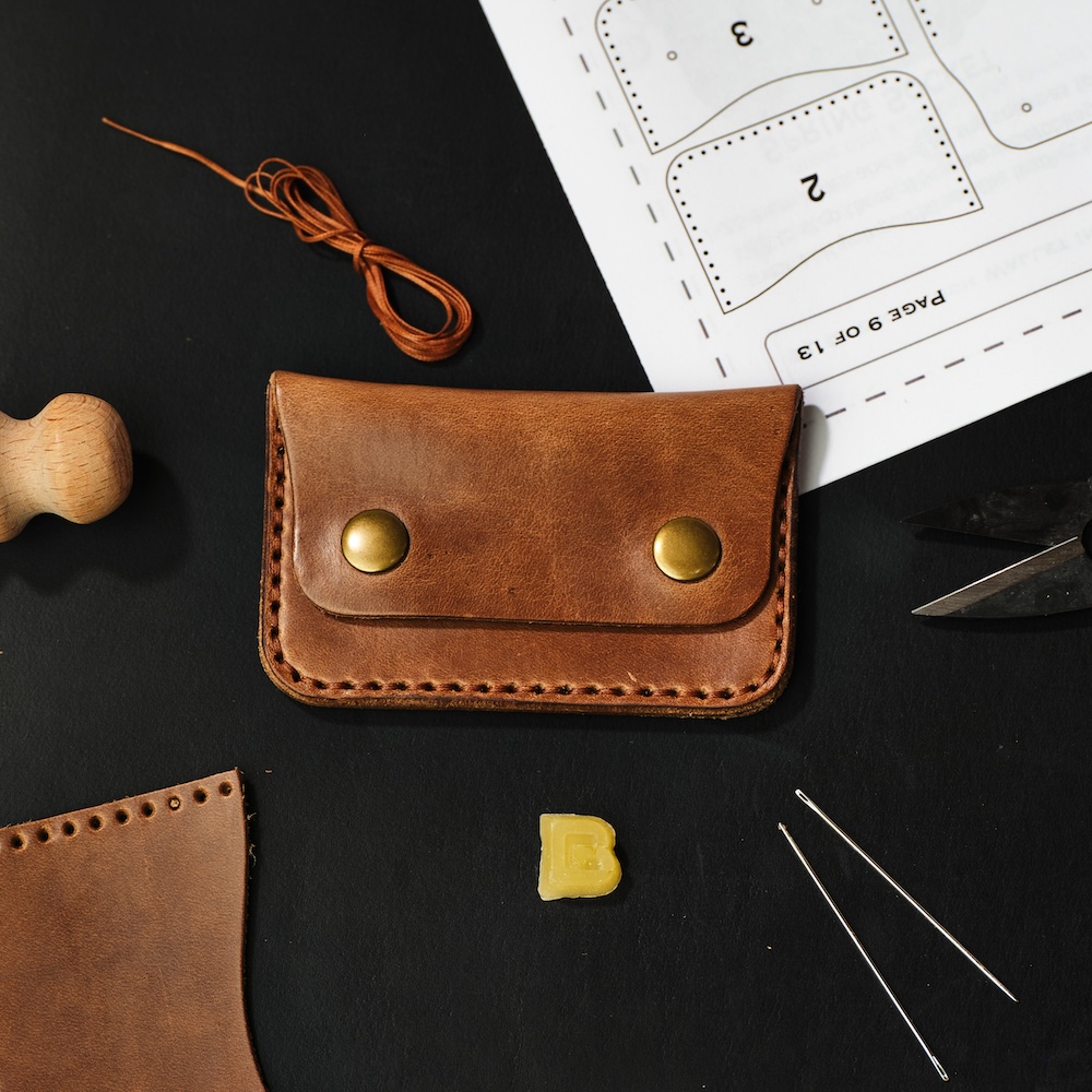 DIY Danesh, El Greco Flush, Double Snap Wallet Leather Kit