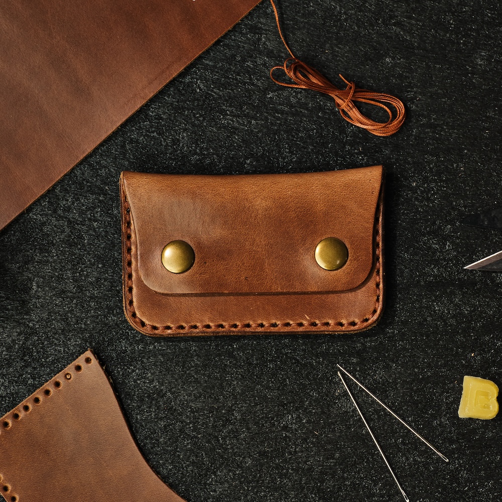 DIY Danesh, El Greco Flush, Double Snap Wallet Leather Kit
