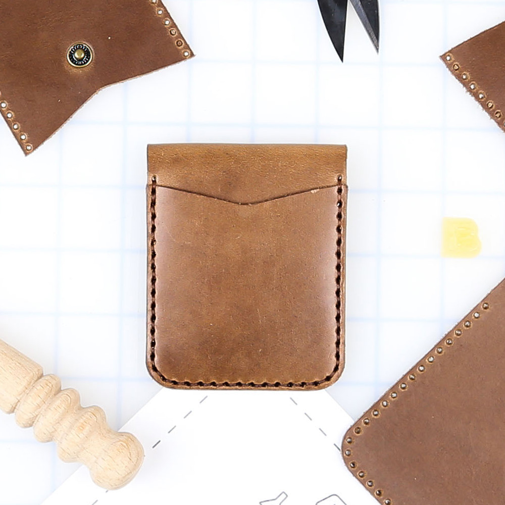 DIY Danesh, El Greco Holiday, Card Snap Wallet Leather Kit