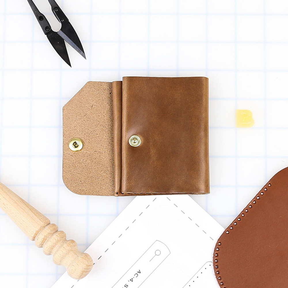 Danesh, Samjung, Mini Trifold Wallet, Leather Pattern, PDF  