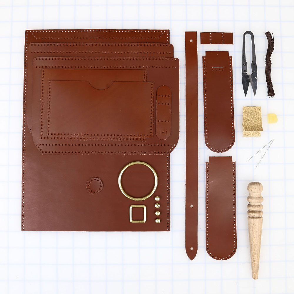 DIY Danesh, Hjordis, Clutch Leather Kit - Buckleguy.com