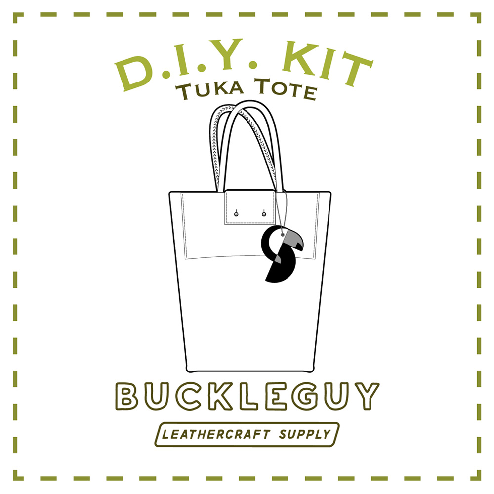 Danesh, Tuka, Tote Bag Leather Pattern, PDF Template - Buckleguy.com, image size:1000x1000