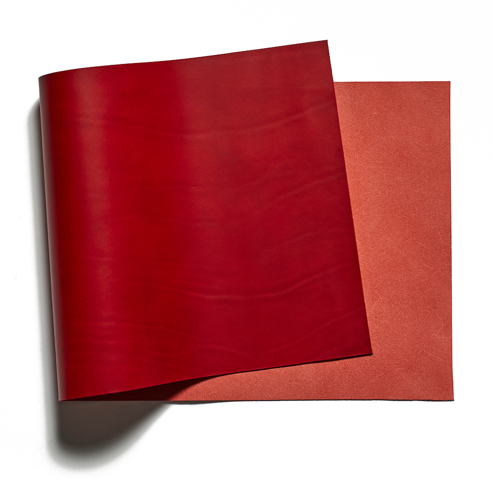 Walpier Conceria, Buttero, Italian Vachetta Leather, Panel, Red #9