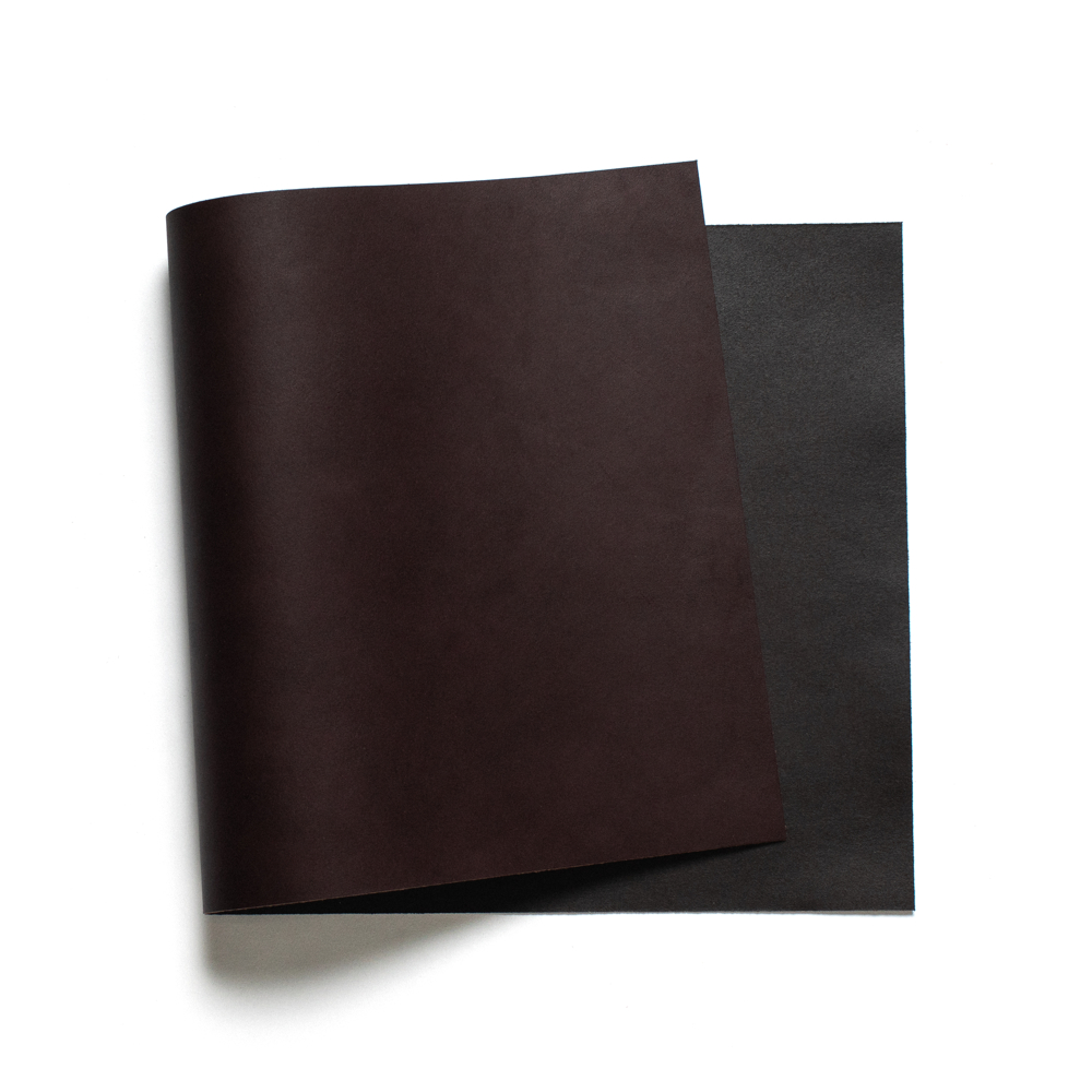 Wickett & Craig English Bridle Leather Panels, Dark Brown
