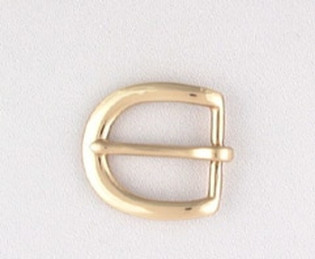 817 25mm Polished Brass, Heel Bar Buckle, Solid Brass-LL