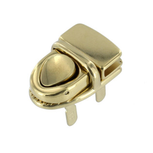 IAD3940 Natural Brass, Tuck Lock, Solid Zinc, Brass Plated