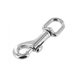 3001A 7/16" Nickel Plate, Swivel Bolt Snap, Solid Brass-LL