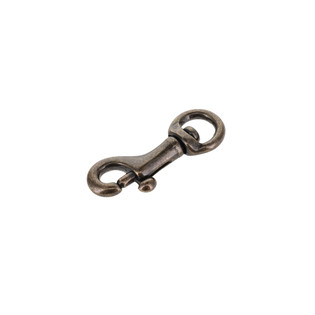 45 1/4" Antique Brass, Swivel Bolt Snap, Solid Brass-LL