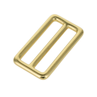 B7096  1 3/4" Natural Brass, Double Loop, Solid Brass-LL