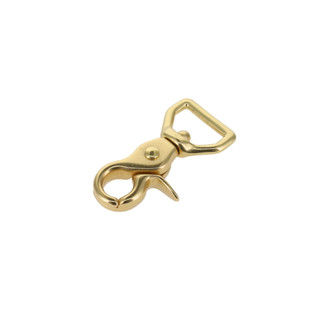 3012A Natural Brass, Extra Mini Swivel Trigger Snap, Solid Brass-LL, Multiple Sizes