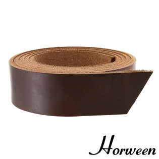 Horween Chromexcel Leather Strap, Brown, 55" to 60" Long, Multiple Weights