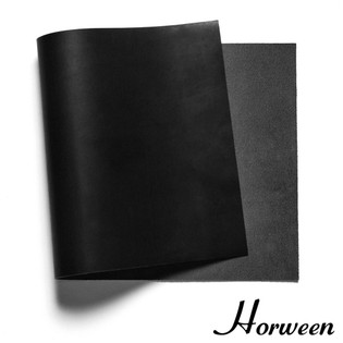 Horween Dublin Leather Panel, Black