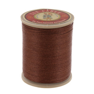 Fil Au Chinois Lin Cable, Waxed Linen Thread, Brown (276)