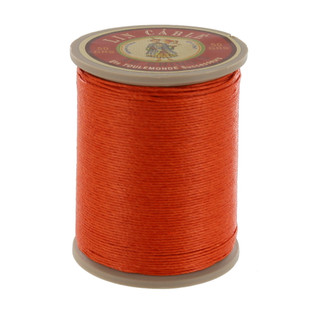 Fil Au Chinois Lin Cable, Waxed Linen Thread, Orange (419)