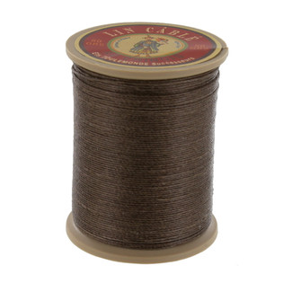 Fil Au Chinois Lin Cable, Waxed Linen Thread, Taupe (518)