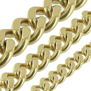 Solid Brass Cable Link Chain – Metal Field Shop