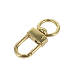521 5/8" Natural Brass, Swivel Lever Snap, Solid Brass-LL