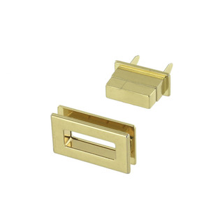 B8795 Brass Plate, Turn Lock, Zinc