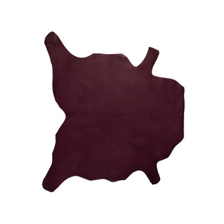 Korba Buffalo Calf, Burnishable Veg Tanned Hide, Purple