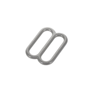 2022 1" Nickel Matte, Thin Double Loop, Solid Brass-LL