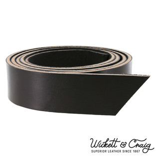 Wickett & Craig 'Traditional Harness' Leather Strap, Black, 55" to 60" Long, 9-11oz