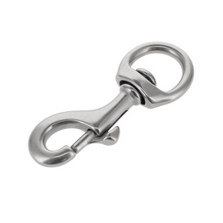 3611 3/4" Nickel Matte, Swivel Bolt Snap, Solid Brass-LL