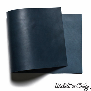 Wickett & Craig English Bridle Leather Panels, Navy