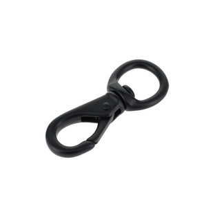 231 1/2" PVD Black Matte, Swivel Lever Snap, Solid Brass