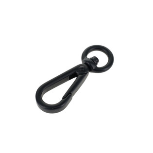 4000N 3/8" PVD Black Matte, Swivel Lever Snap, Solid Brass
