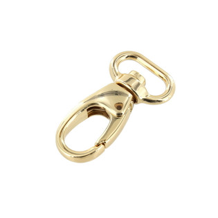 B6915 5/8" Gold Plate, Swivel Lever Snap, Solid Zinc