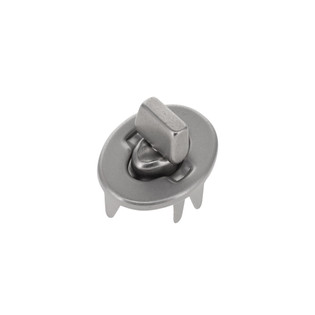 3016 Nickel Matte, Turn Lock, Solid Brass-LL (four piece set)